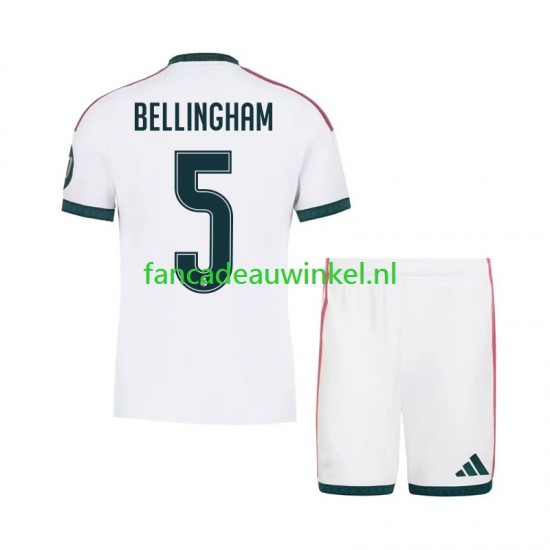 Real Madrid Wedstrijdshirt met Korting Jude Bellingham 5 Thuis Kind 2026-27 Korte Mouw