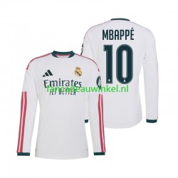 Real Madrid Wedstrijdshirt met Korting Mbappé Kylian 10 Thuis Heren 2026-27 Lange Mouw