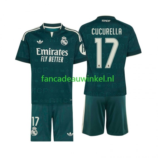Real Madrid Wedstrijdshirt met Korting Marc Cucurella 17 Uit Kind 2026-27 Korte Mouw