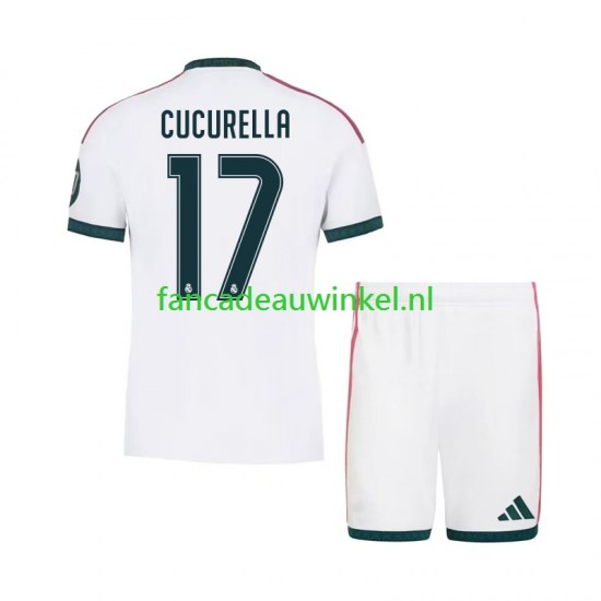 Real Madrid Wedstrijdshirt met Korting Marc Cucurella 17 Thuis Kind 2026-27 Korte Mouw