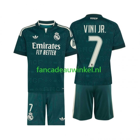 Real Madrid Wedstrijdshirt met Korting Vinicius Junior 7 Uit Kind 2026-27 Korte Mouw