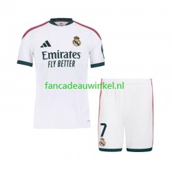 Real Madrid Wedstrijdshirt met Korting Vinicius Junior 7 Thuis Kind 2026-27 Korte Mouw