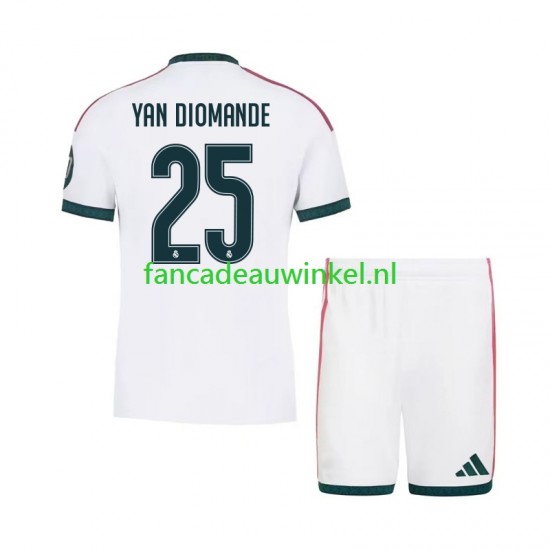 Real Madrid Wedstrijdshirt met Korting Yan Diomande 25 Thuis Kind 2026-27 Korte Mouw