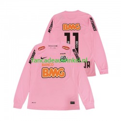 Wedstrijdshirt met Korting Santos Neymar JR 11 2012 2013 Retro Vierde Heren Lange Mouw