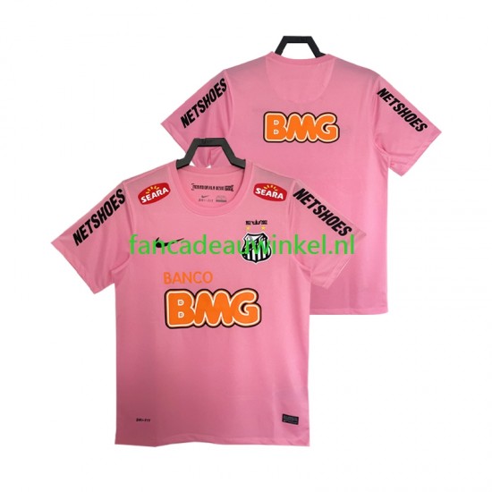 Wedstrijdshirt met Korting Santos 2012 2013 Retro Vierde Heren Korte Mouw