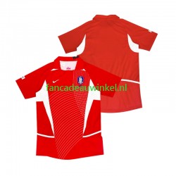 Zuid-Korea Wedstrijdshirt met Korting Retro Thuis Heren 2002 Korte Mouw