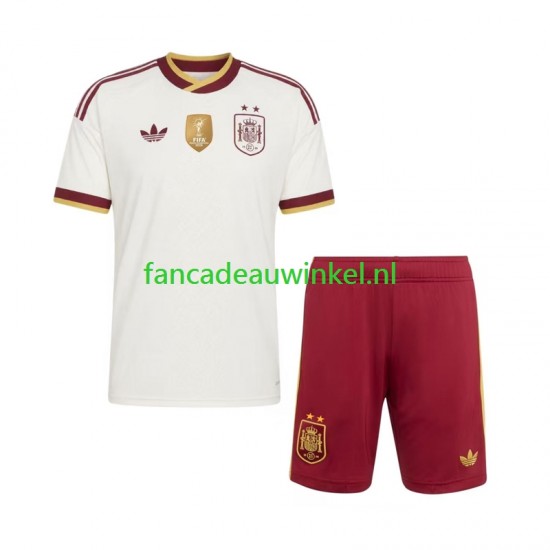 Spanje Wedstrijdshirt met Korting 2-star Uit Kind 2026-27 Korte Mouw