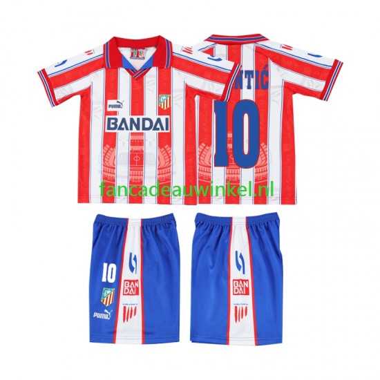 Sporting CP Wedstrijdshirt met Korting PANTIC 10 1996 1997 Retro Thuis Kind Korte Mouw