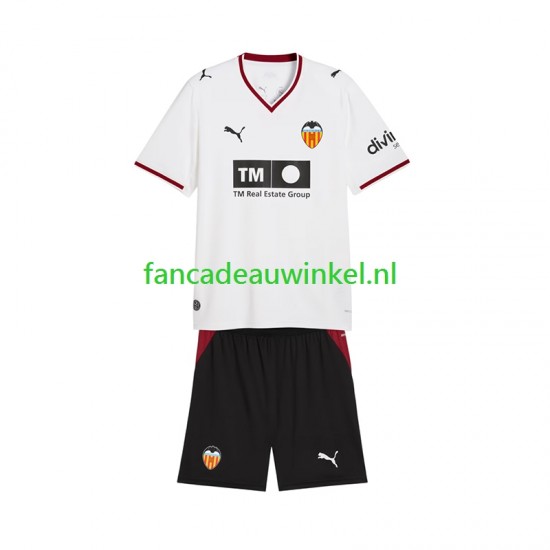 Valencia CF Wedstrijdshirt met Korting Thuis Kind 2026-27 Korte Mouw