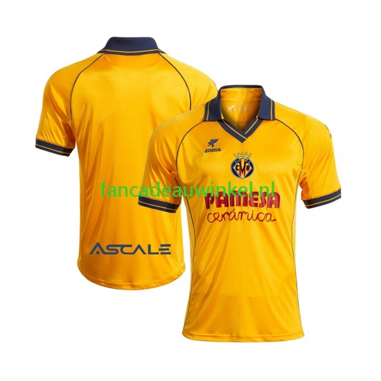 Villarreal CF Wedstrijdshirt met Korting Retro Thuis Heren 2025-26 Korte Mouw