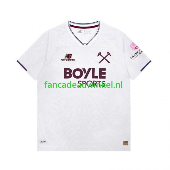 West Ham United Wedstrijdshirt met Korting Uit Heren 2026-27 Korte Mouw