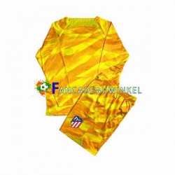 Atlético Madrid Wedstrijdshirt met Korting Keepersshirt Oranje Kind 2023-24 Lange Mouw