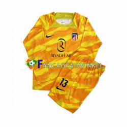 Atlético Madrid Wedstrijdshirt met Korting Jan Oblak 13 Keepersshirt Oranje Kind 2023-24 Lange Mouw