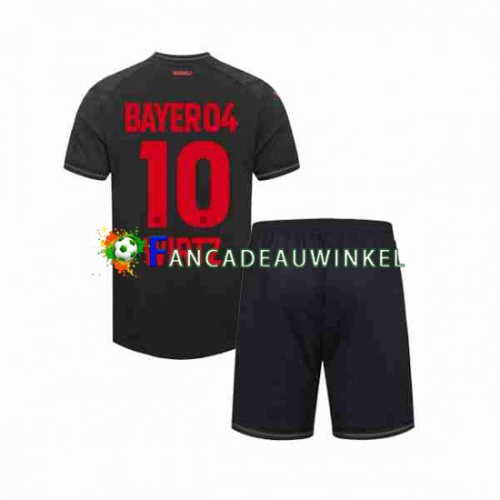 Bayer 04 Leverkusen Wedstrijdshirt met Korting Florian Wirtz 10 Thuis Kind 2023-24 Korte Mouw