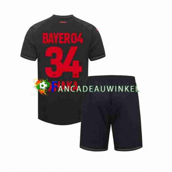 Bayer 04 Leverkusen Wedstrijdshirt met Korting Granit Xhaka 34 Thuis Kind 2023-24 Korte Mouw