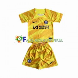 Chelsea Wedstrijdshirt met Korting Keepersshirt Thuis Kind 2023-24 Korte Mouw