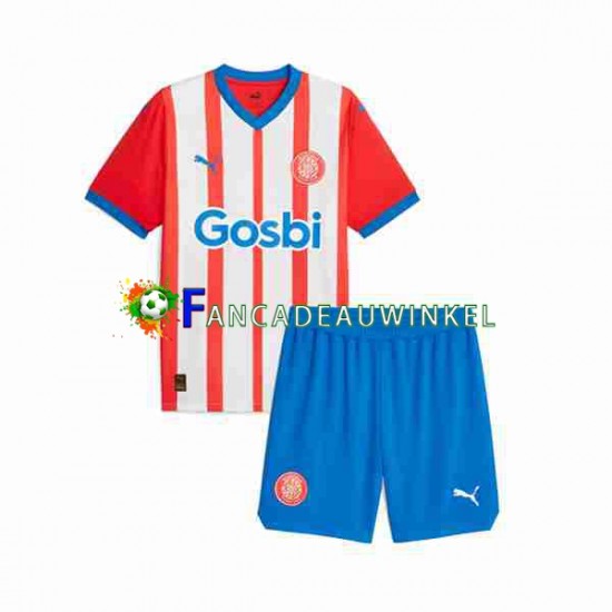 Wedstrijdshirt met Korting Girona Thuis Kind 2023-24 Korte Mouw