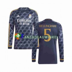 Real Madrid Wedstrijdshirt met Korting Jude Bellingham 5 Uit Heren 2023-24 Lange Mouw
