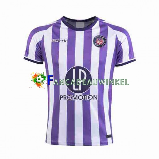 Wedstrijdshirt met Korting Toulouse Thuis Heren 2023-24 Korte Mouw