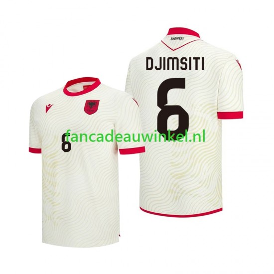 Albanië Wedstrijdshirt met Korting Berat Djimsiti 6 Uit Heren WK 2026 Korte Mouw
