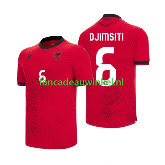 Albanië Wedstrijdshirt met Korting Berat Djimsiti 6 Thuis Heren WK 2026 Korte Mouw