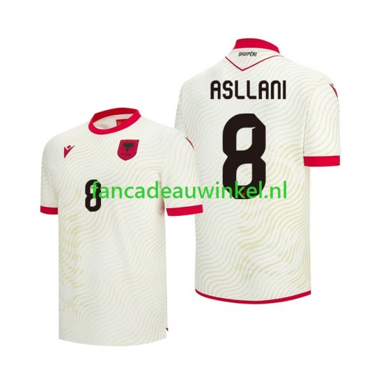 Albanië Wedstrijdshirt met Korting Kristjan Asllani 8 Uit Heren WK 2026 Korte Mouw