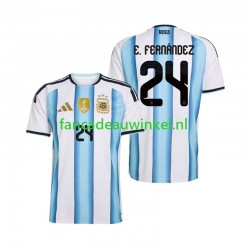 Argentinië Wedstrijdshirt met Korting Enzo Fernandez 24 Thuis Heren WK 2026 Korte Mouw