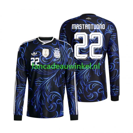 Argentinië Wedstrijdshirt met Korting Franco Mastantuono 22 Uit Heren WK 2026 Lange Mouw