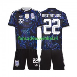 Argentinië Wedstrijdshirt met Korting Franco Mastantuono 22 Uit Kind WK 2026 Korte Mouw
