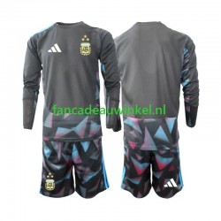 Argentinië Wedstrijdshirt met Korting Keepersshirt Thuis Kind WK 2026 Lange Mouw