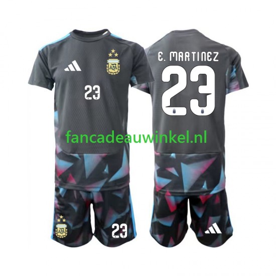 Argentinië Wedstrijdshirt met Korting Emiliano Martinez 23 Keepersshirt Thuis Kind WK 2026 Korte Mouw