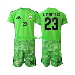 Argentinië Wedstrijdshirt met Korting Emiliano Martinez 23 Keepersshirt 3rd Kind WK 2026 Korte Mouw