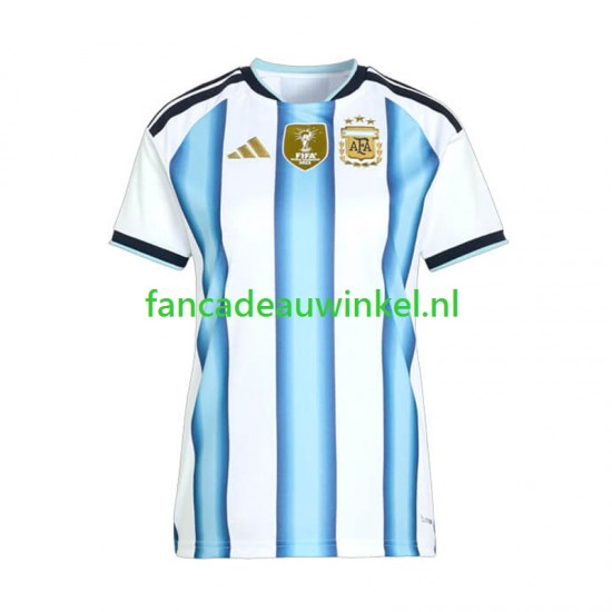 Argentinië Wedstrijdshirt met Korting Thuis Dames WK 2026 Korte Mouw