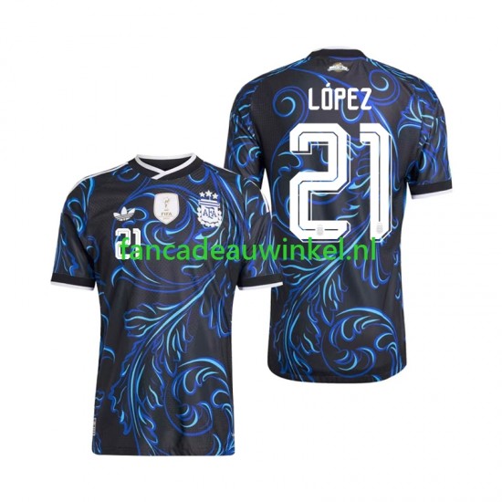 Argentinië Wedstrijdshirt met Korting Jose Manuel Lopez 21 Uit Heren WK 2026 Korte Mouw