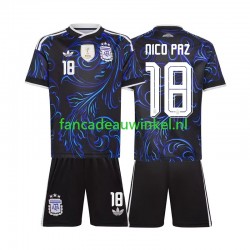 Argentinië Wedstrijdshirt met Korting Nico Paz 18 Uit Kind WK 2026 Korte Mouw