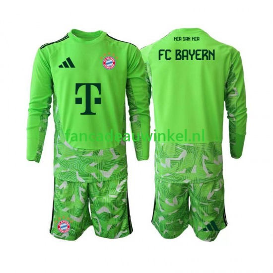 FC Bayern München Wedstrijdshirt met Korting Keepersshirt Thuis Kind 2026-27 Lange Mouw