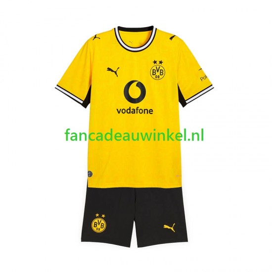 Borussia Dortmund Wedstrijdshirt met Korting Thuis Kind 2026-27 Korte Mouw