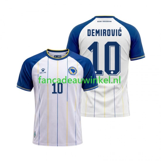 Bosnië-Herzegovina Wedstrijdshirt met Korting Ermedin Demirovic 10 Uit Heren WK 2026 Korte Mouw