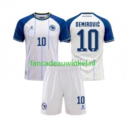 Bosnië-Herzegovina Wedstrijdshirt met Korting Ermedin Demirovic 10 Uit Kind WK 2026 Korte Mouw