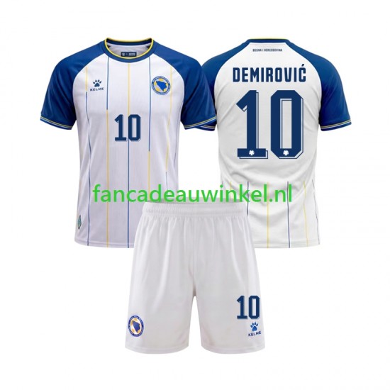 Bosnië-Herzegovina Wedstrijdshirt met Korting Ermedin Demirovic 10 Uit Kind WK 2026 Korte Mouw