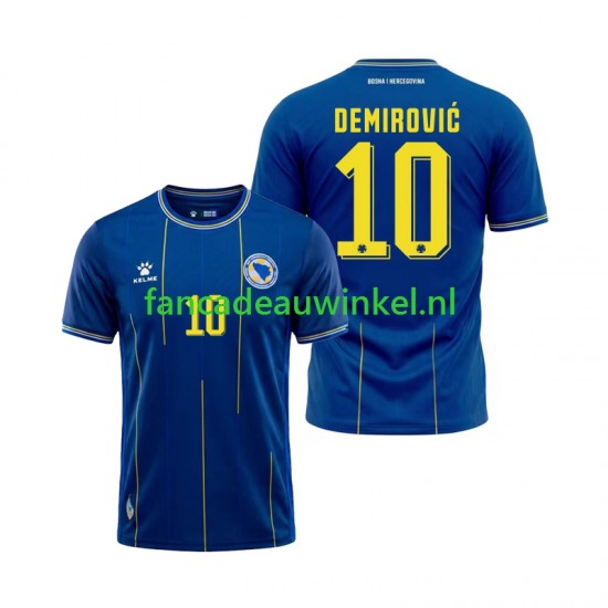 Bosnië-Herzegovina Wedstrijdshirt met Korting Ermedin Demirovic 10 Thuis Heren WK 2026 Korte Mouw