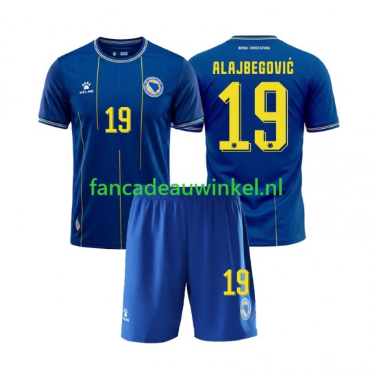 Bosnië-Herzegovina Wedstrijdshirt met Korting Kerim Alajbegovic 19 Thuis Kind WK 2026 Korte Mouw