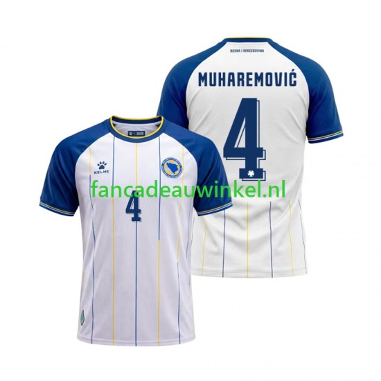 Bosnië-Herzegovina Wedstrijdshirt met Korting Tarik Muharemovic 4 Uit Heren WK 2026 Korte Mouw