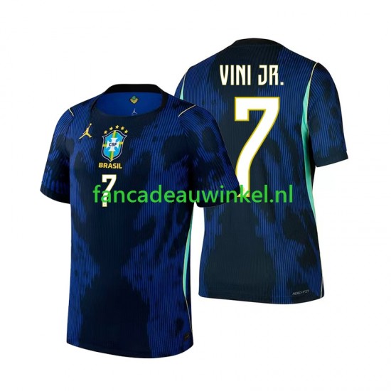 Brazilië Wedstrijdshirt met Korting Vinicius Junior 7 Uit Heren WK 2026 Korte Mouw