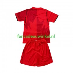 Canada Wedstrijdshirt met Korting Thuis Kind WK 2026 Korte Mouw