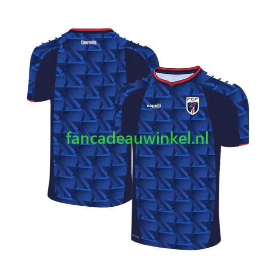 Wedstrijdshirt met Korting Cape Verde Thuis Heren WK 2026 Korte Mouw