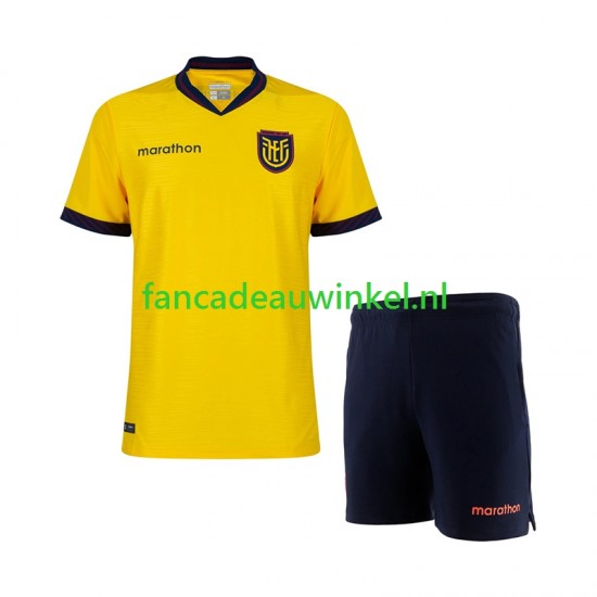 Ecuador Wedstrijdshirt met Korting Thuis Kind WK 2026 Korte Mouw