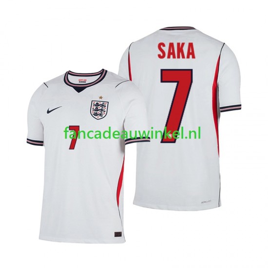Engeland Wedstrijdshirt met Korting Bukayo Saka 7 Thuis Heren WK 2026 Korte Mouw