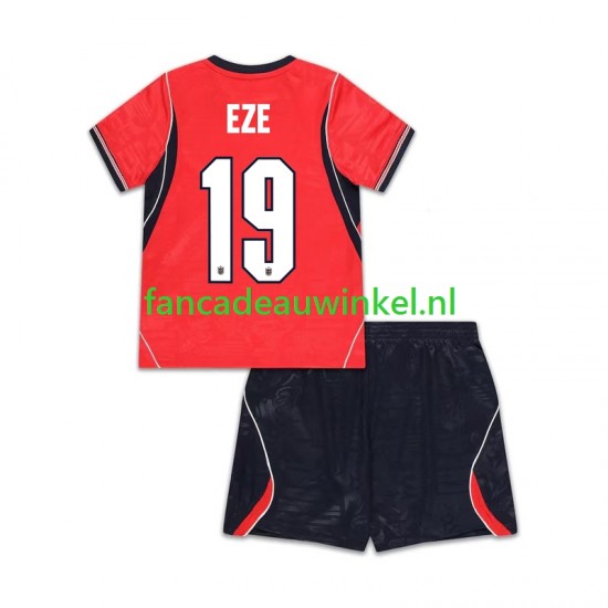 Engeland Wedstrijdshirt met Korting Eberechi Eze 19 Uit Kind WK 2026 Korte Mouw