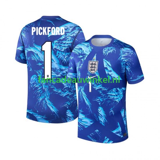Engeland Wedstrijdshirt met Korting Jordan Pickford 1 Keepersshirt 3rd Heren WK 2026 Korte Mouw